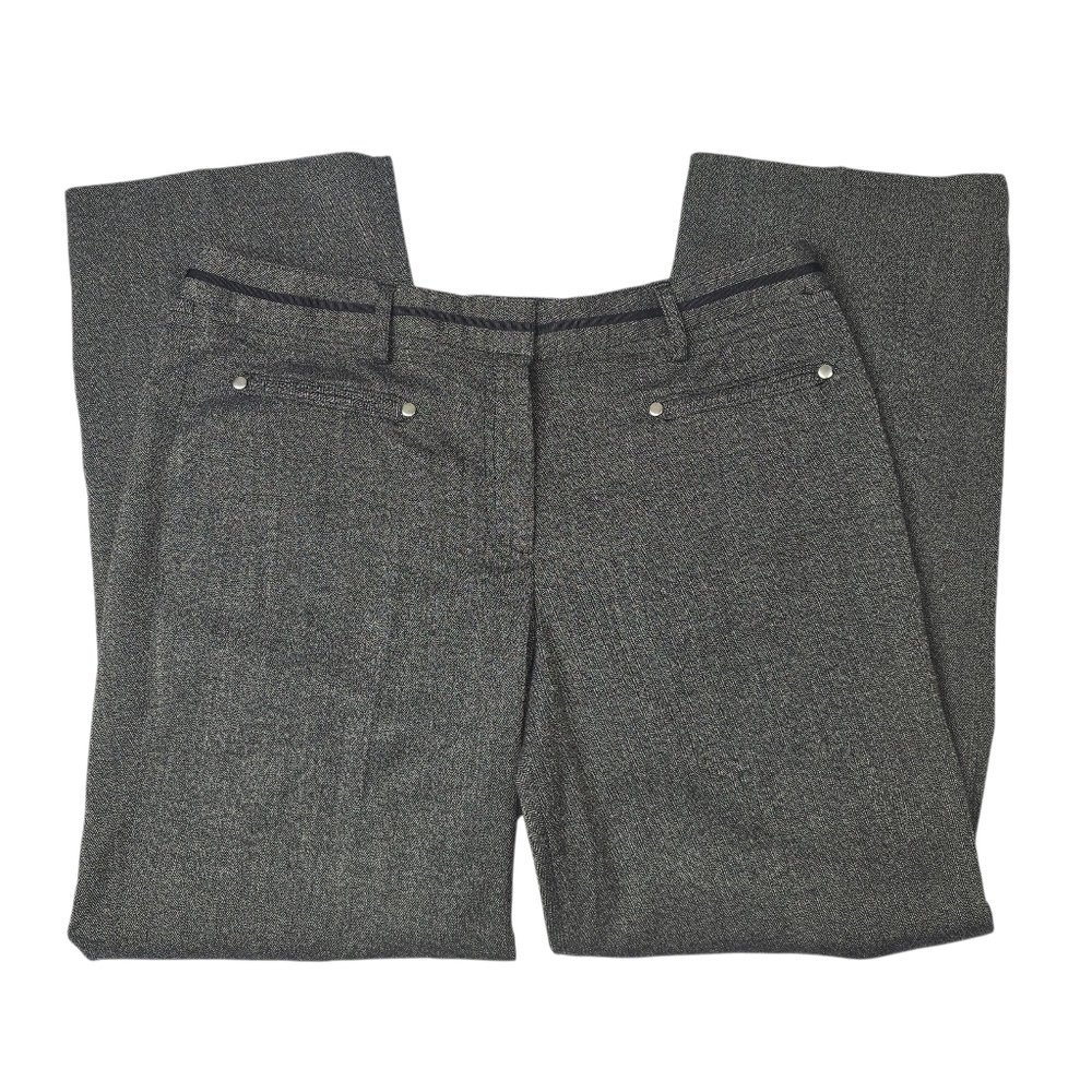 Larry Levine Gray Slacks Trousers Pants